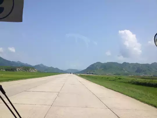 Empty highways, reserved for government and tourists