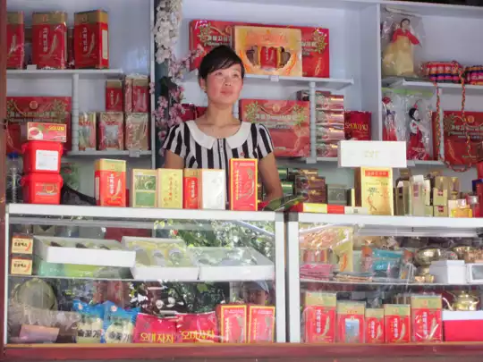 Spying in a real North Korean supermarket