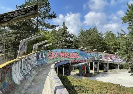 Trebević Cable Car and Abandoned Bobsleigh Track