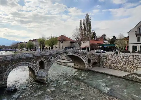 Stone Bridge over the Bistrica River