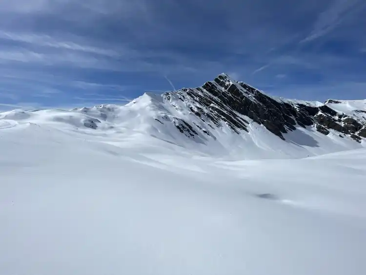 Backpacking in mountains