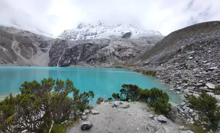 Backpacking in mountains