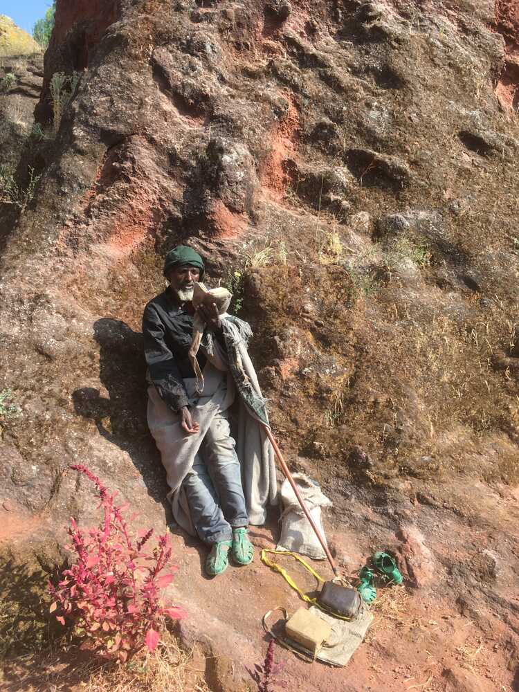 Backpacking in people
