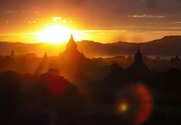 Backpacking in sunsets