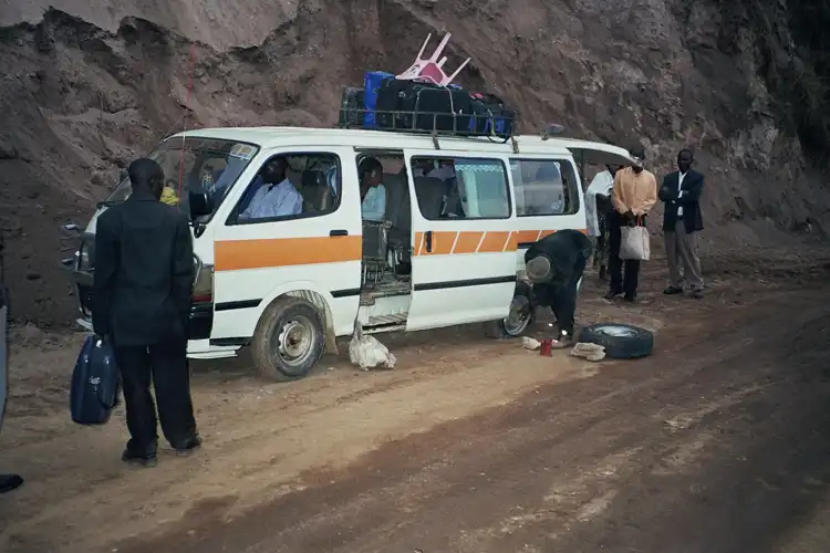 Backpacking in transport