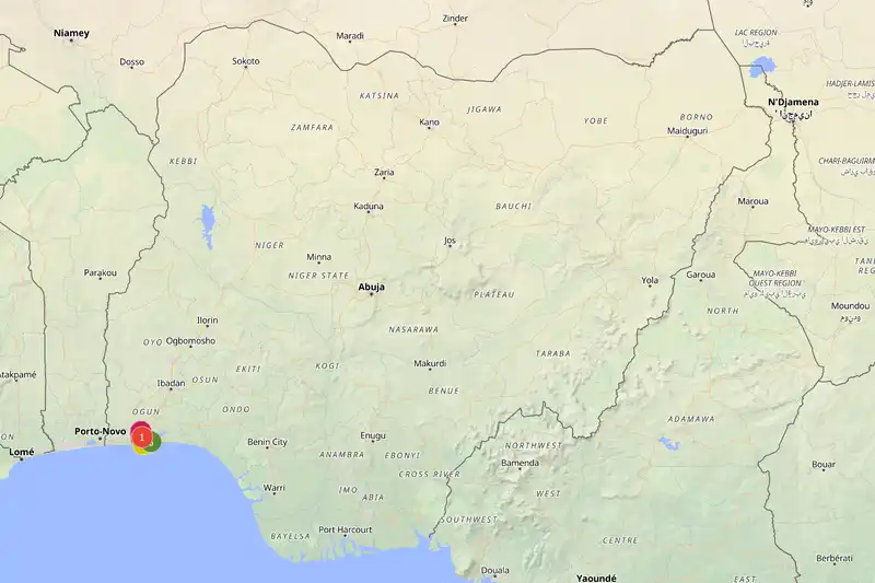 Example route for nigeria