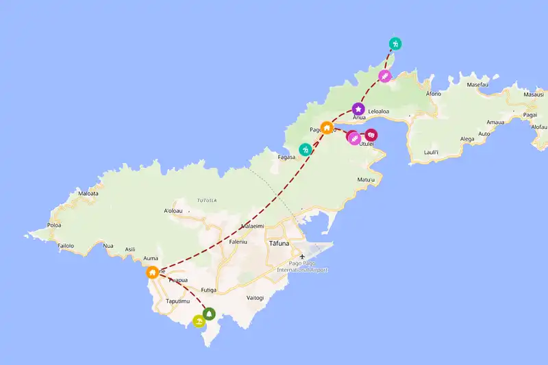 Backpacking in 3-day route