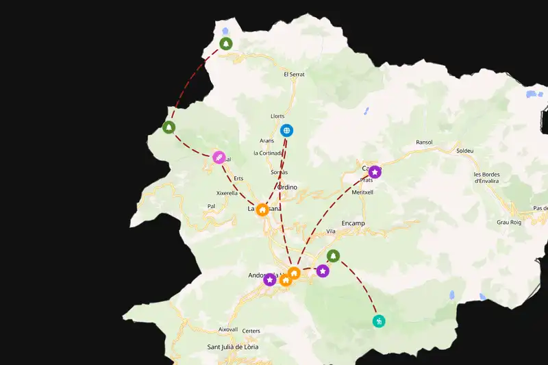 Backpacking in 5-day route