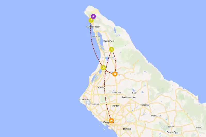 Backpacking in 2-day route