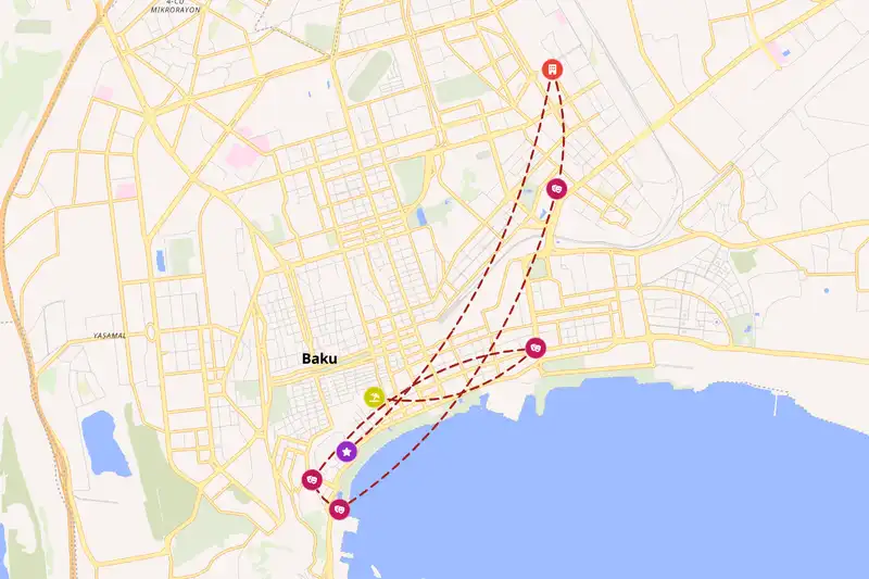 Backpacking in 5-day route
