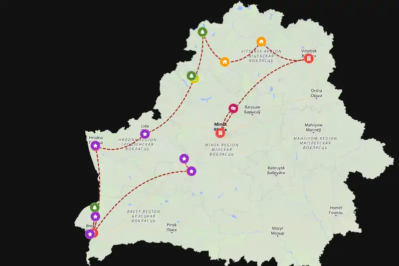 Backpacking in 15-day route