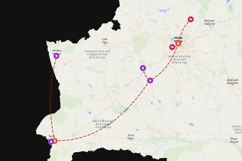 Backpacking in 10-day route