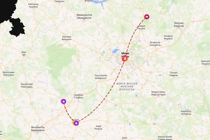 Backpacking in 5-day route