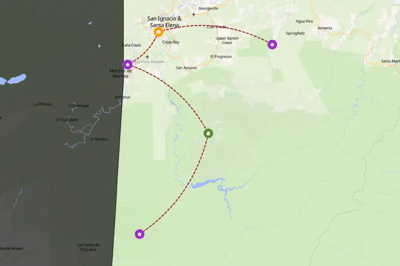 Backpacking in 5-day route