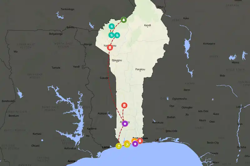 Backpacking in 15-day route