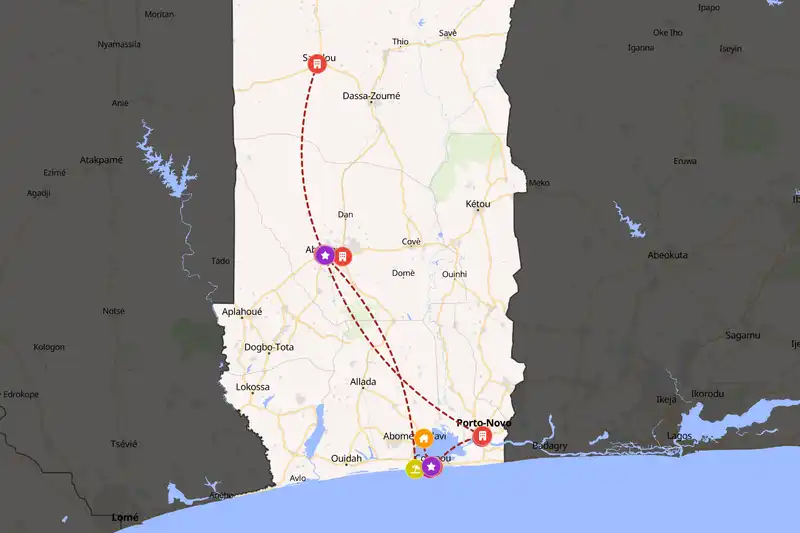 Backpacking in 10-day route