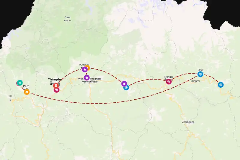 Backpacking in 10-day route