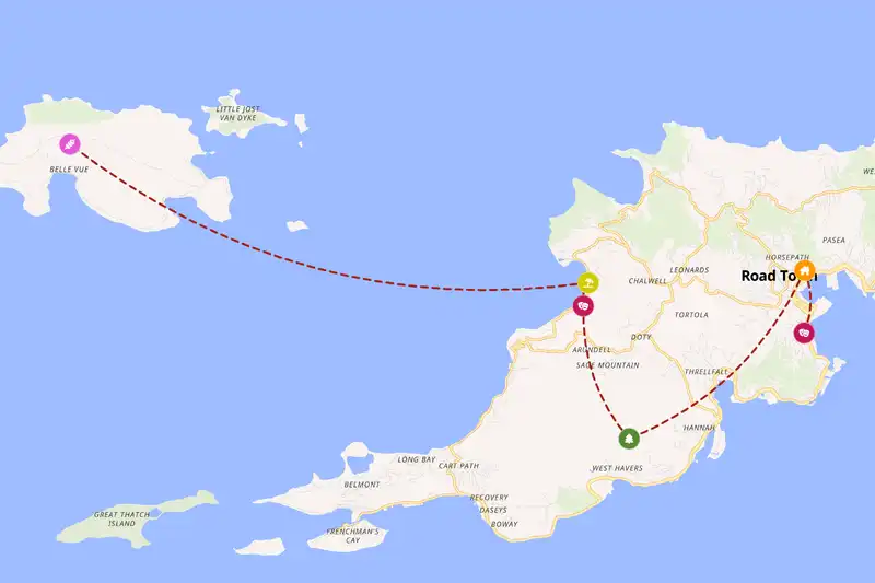 Backpacking in 3-day route