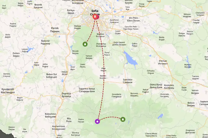 Backpacking in 5-day route