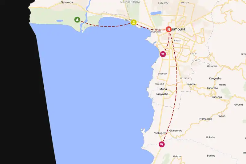 Backpacking in 2-day route