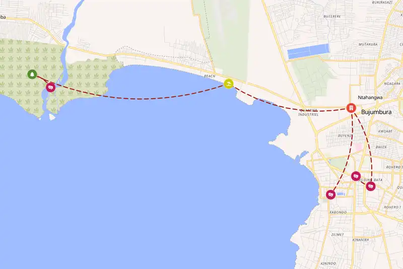 Backpacking in 2-day route