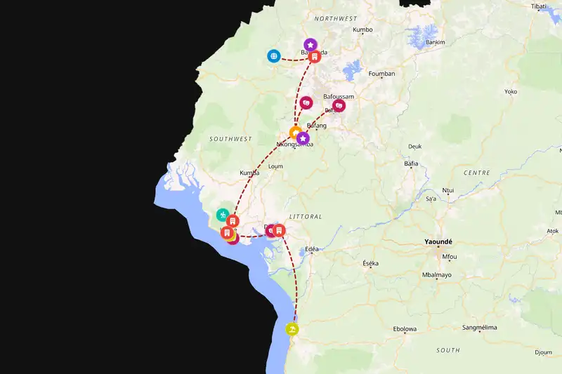 Backpacking in 14-day route