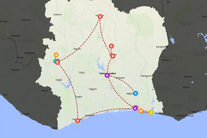 Backpacking in 15-day route