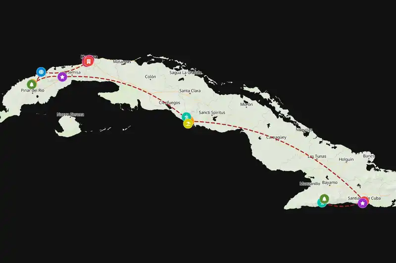 Backpacking in 15-day route