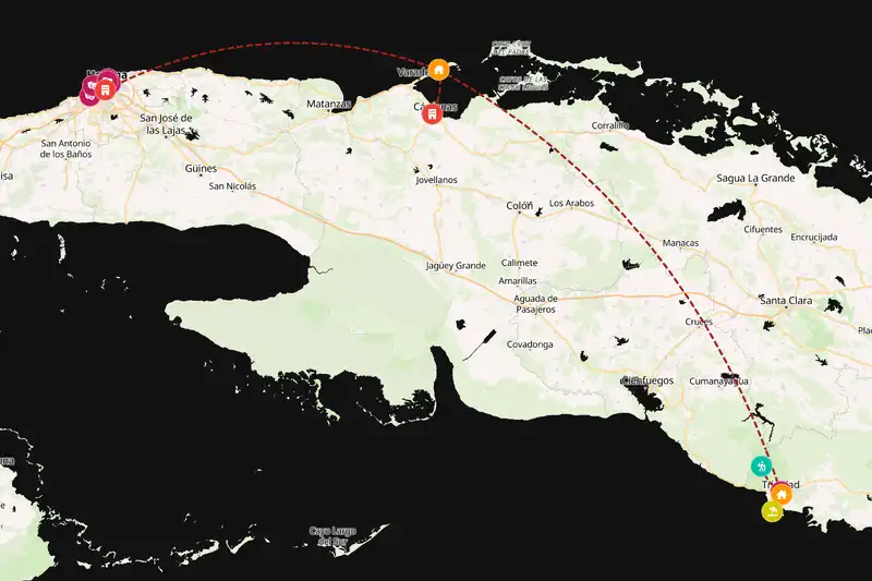 Backpacking in 10-day route