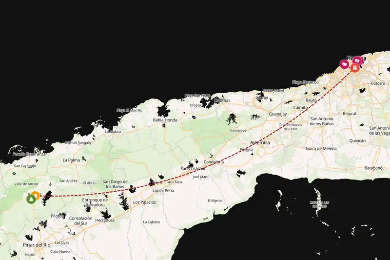 Backpacking in 5-day route
