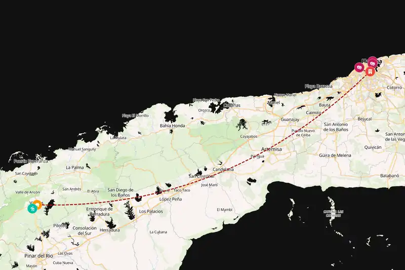 Backpacking in 5-day route