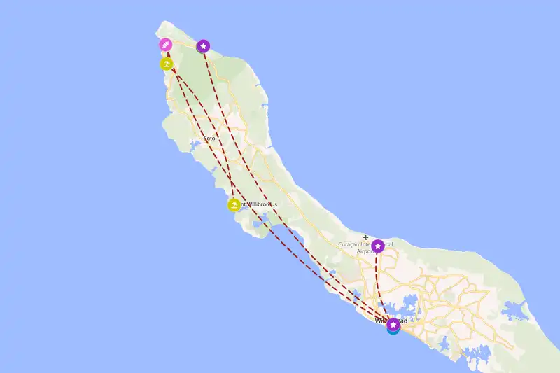 Backpacking in 3-day route