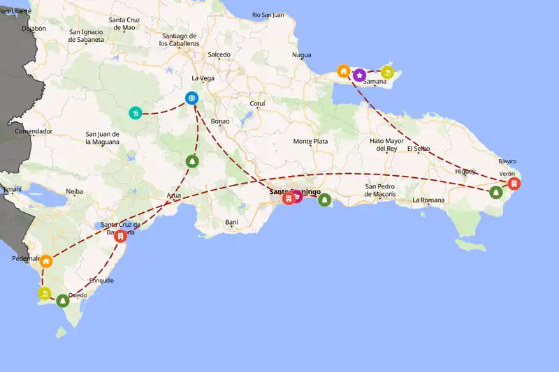 Backpacking in 15-day route
