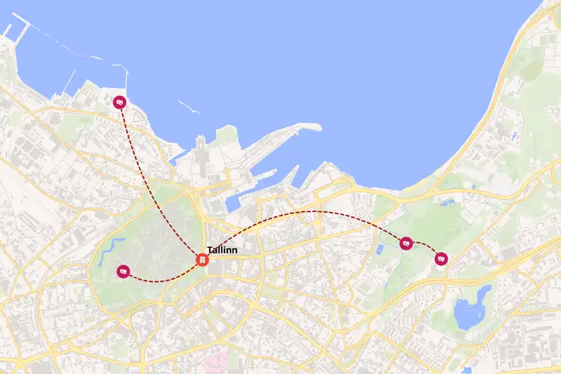 Backpacking in 2-day route