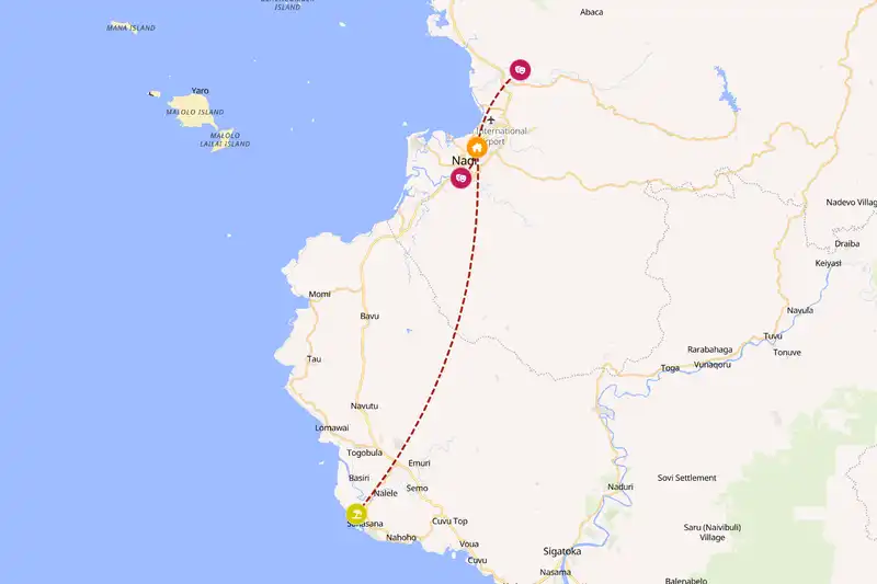 Backpacking in 2-day route