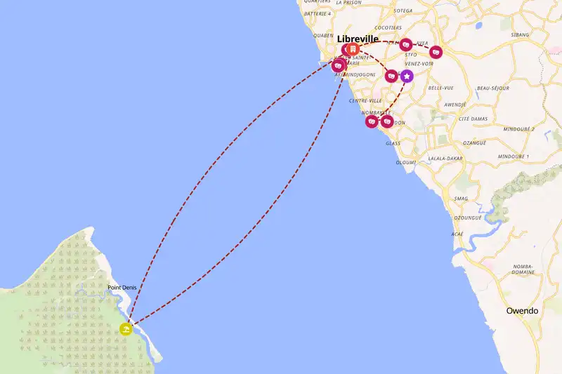 Backpacking in 5-day route