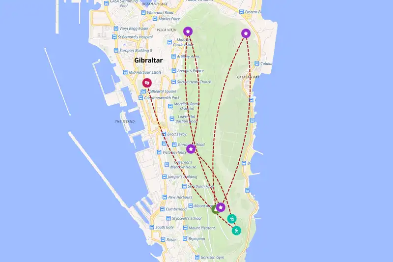 Backpacking in 2-day route