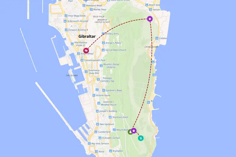 Backpacking in 2-day route