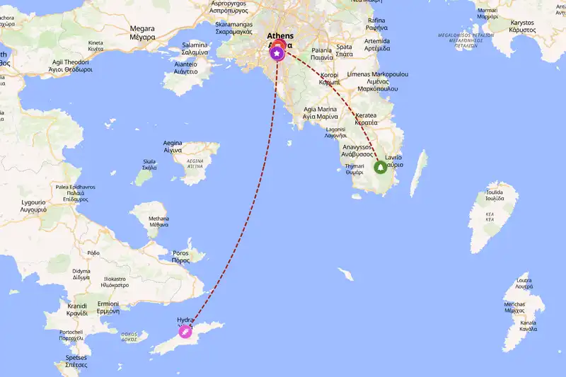 Backpacking in 5-day route