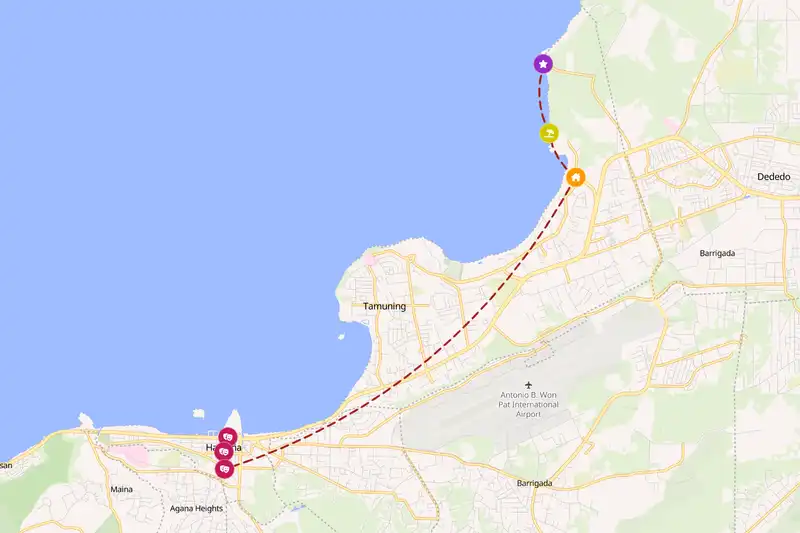 Backpacking in 2-day route
