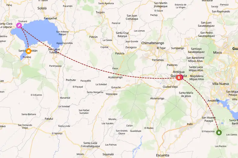 Backpacking in 5-day route