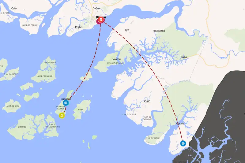 Backpacking in 2-day route
