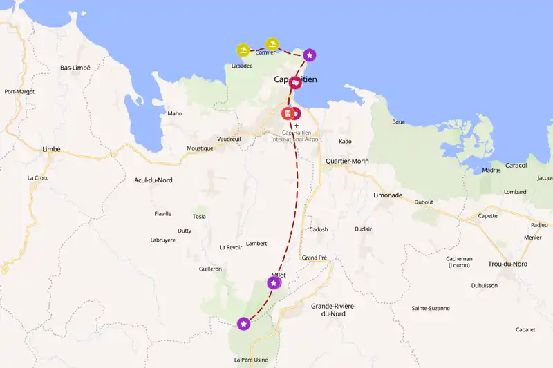 Backpacking in 5-day route