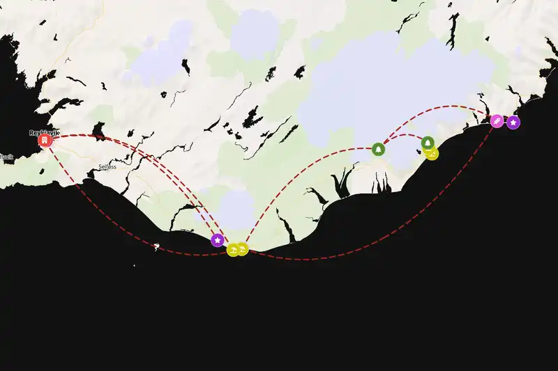 Backpacking in 10-day route