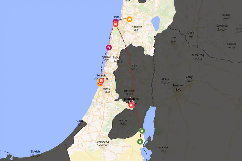 Backpacking in 10-day route