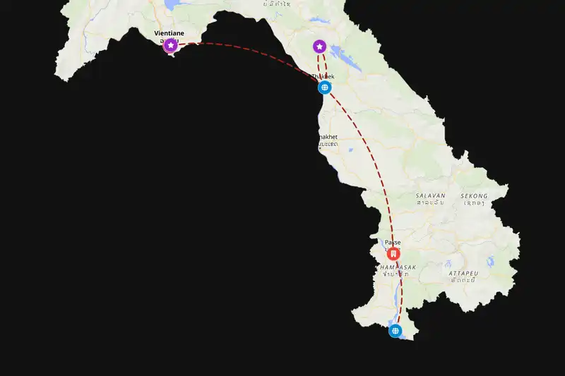 Backpacking in 10-day route