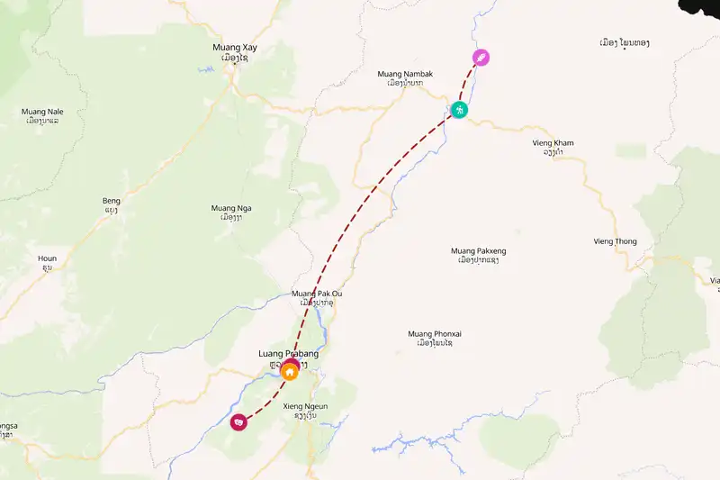 Backpacking in 5-day route