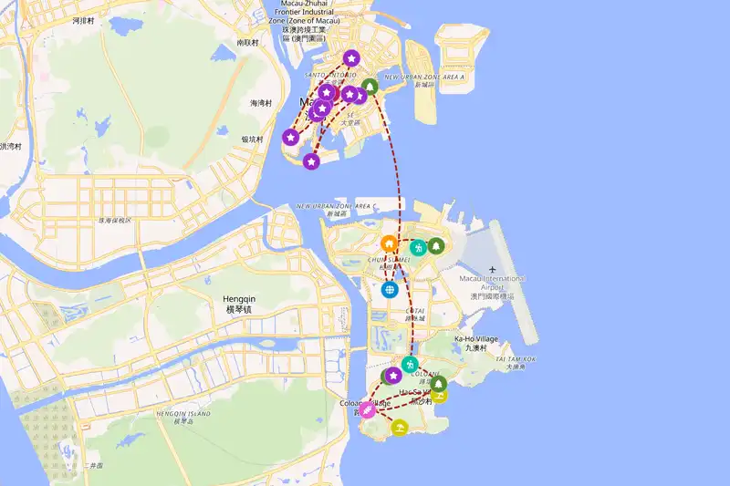 Backpacking in 5-day route