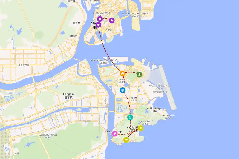 Backpacking in 3-day route