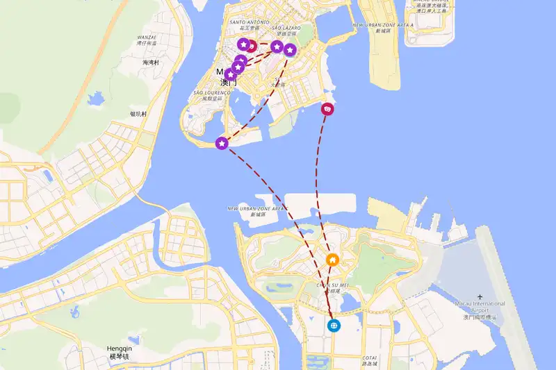 Backpacking in 3-day route